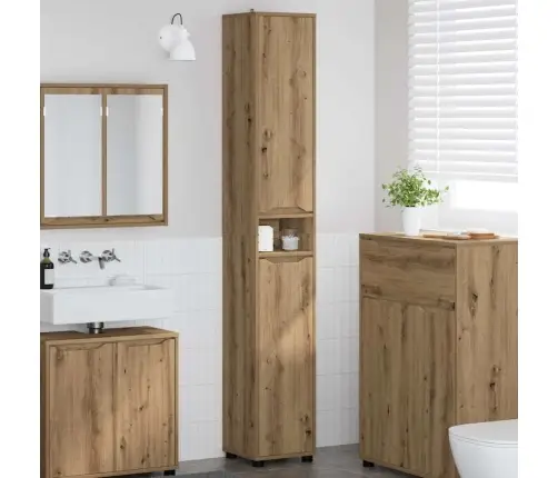 Vannas Istabas Skapītis Artisānā Ozols 30,5 X 30 X 195 Cm Vidaxl