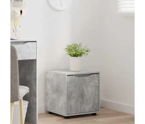 Vannas Istabas Skapītis Betona Pelēks 40,5 X 40 X 44 Cm Vidaxl