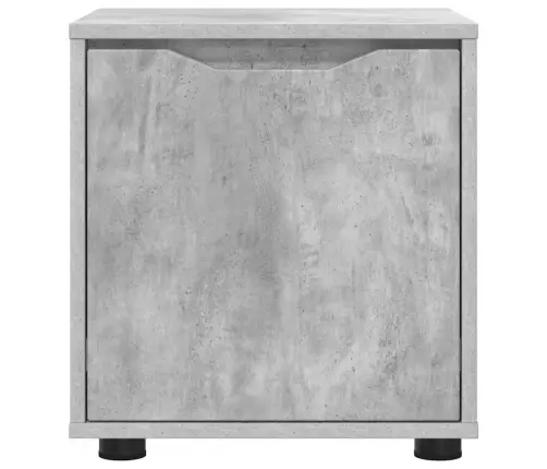 Vannas Istabas Skapītis Betona Pelēks 40,5 X 40 X 44 Cm Vidaxl