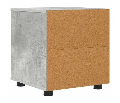 Vannas Istabas Skapītis Betona Pelēks 40,5 X 40 X 44 Cm Vidaxl