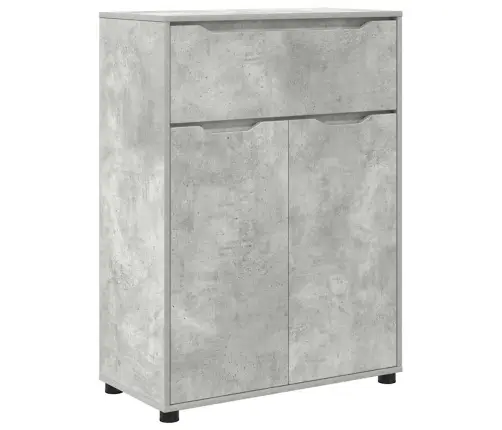 Vannas Istabas Skapītis Betona Pelēks 72,5 X 36,5 X 100 Cm Vidaxl