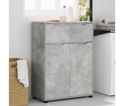 Vannas Istabas Skapītis Betona Pelēks 72,5 X 36,5 X 100 Cm Vidaxl