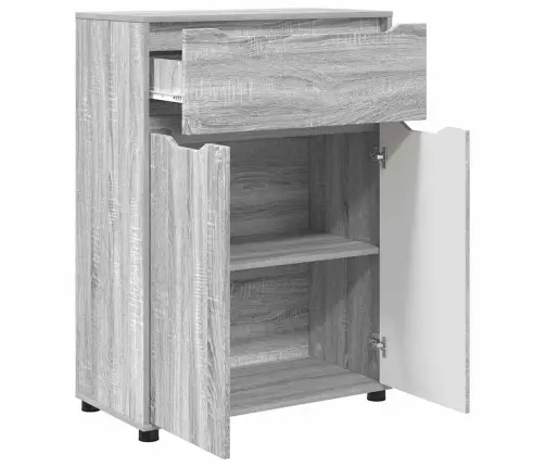 Vannas Istabas Skapītis Pelēks Sonoma 72,5 X 36,5 X 100 Cm Vidaxl