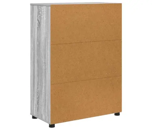 Vannas Istabas Skapītis Pelēks Sonoma 72,5 X 36,5 X 100 Cm Vidaxl