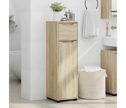 Vannas Istabas Skapītis Sonoma Ozols 30,5 X 30 X 101 Cm Vidaxl
