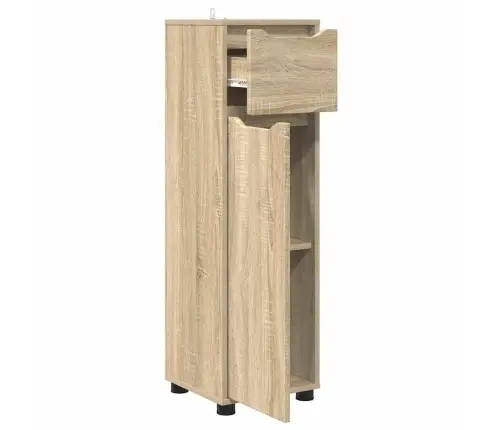 Vannas Istabas Skapītis Sonoma Ozols 30,5 X 30 X 101 Cm Vidaxl
