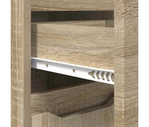 Vannas Istabas Skapītis Sonoma Ozols 30,5 X 30 X 101 Cm Vidaxl