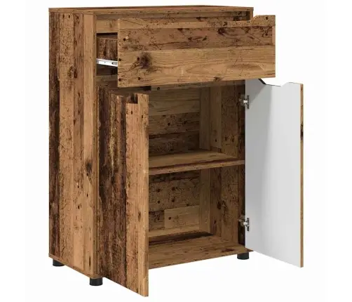 Vannas Istabas Skapītis Vecs Koks 72,5 X 36,5 X 100 Cm Vidaxl