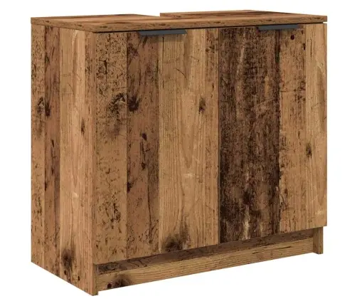 Vannas Istabas Skapju Komplekts Vecs Koks Inženierijas Koks Vidaxl