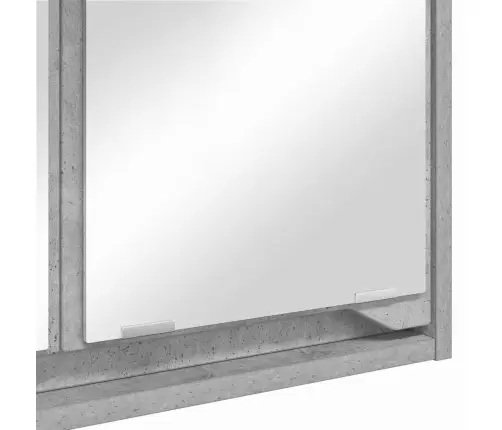 Vannas Istabas Spoguļu Skapis Betona Pelēks 60 X 20 X 60 Cm Vidaxl