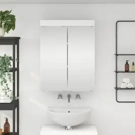 Vannas Istabas Spoguļu Skapis Tulum Balts 60 X 16,5 X 78 Cm Vidaxl Vannas Istabas Spoguļu Skapis Tulum Balts 60 X 16,5 X 78 Cm Vidaxl