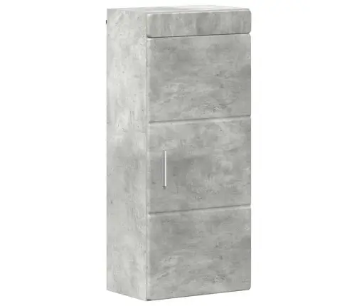 Vannas Sienas Skapītis Tulum Betona Pelēks 37 X 24,5 X 86 Cm Vidaxl