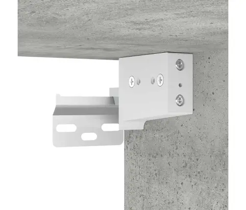 Vannas Sienas Skapītis Tulum Betona Pelēks 37 X 24,5 X 86 Cm Vidaxl