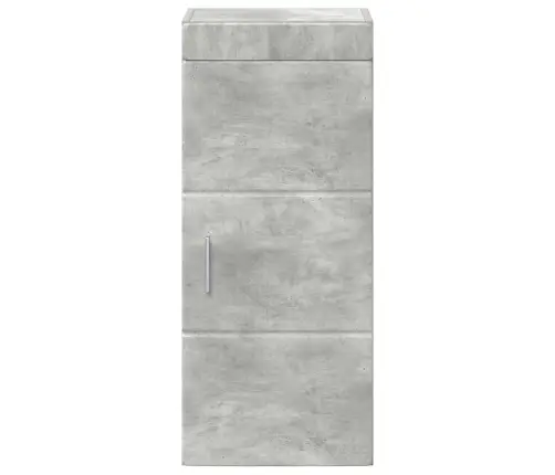 Vannas Sienas Skapītis Tulum Betona Pelēks 37 X 24,5 X 86 Cm Vidaxl