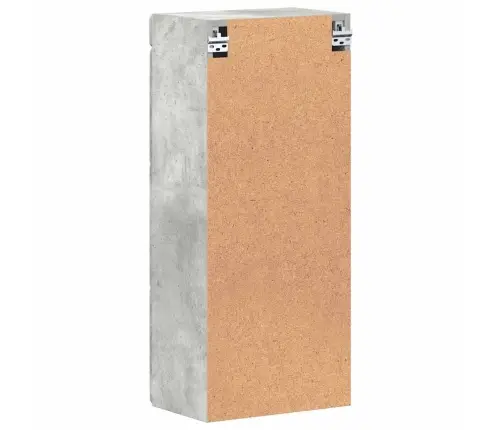 Vannas Sienas Skapītis Tulum Betona Pelēks 37 X 24,5 X 86 Cm Vidaxl