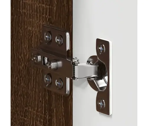 Vannas Sienas Skapītis Tulum Brūns Ozols 37 X 24,5 X 86 Cm Vidaxl