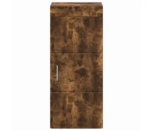 Vannas Sienas Skapītis Tulum Dūmaka Ozols 37 X 24,5 X 86 Cm Vidaxl