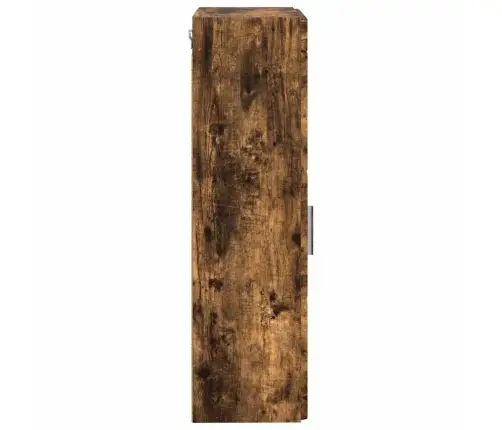 Vannas Sienas Skapītis Tulum Dūmaka Ozols 37 X 24,5 X 86 Cm Vidaxl