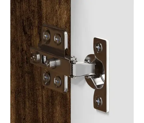 Vannas Sienas Skapītis Tulum Dūmaka Ozols 37 X 24,5 X 86 Cm Vidaxl