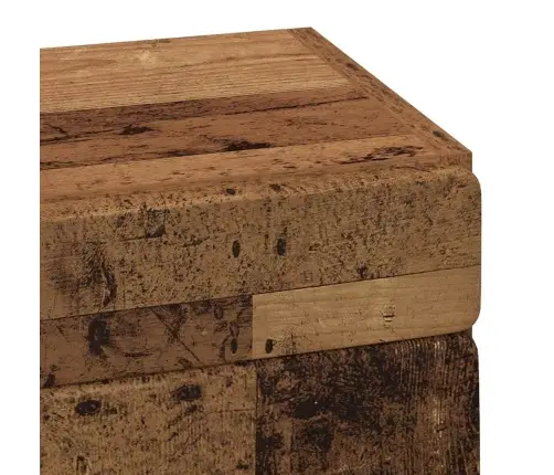 Vannas Sienas Skapītis Tulum Vecs Koks 37 X 24,5 X 86 Cm Vidaxl