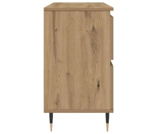 Vannasistabas Skapītis Koka Krāsa 80X33X60 Cm Inženierijas Koks Vidaxl