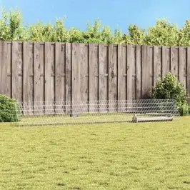 Vistu Būris Sudraba 430 X 55 X 55 Cm Cinkots Tērauds Vidaxl