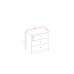 Chest of drawers babydreams white panda