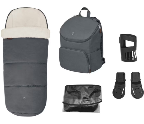 Maxi Cosi Oxford - zestaw akcesoriów | Twillic Graphite Maxi Cosi Oxford - zestaw akcesoriów | Twillic Graphite