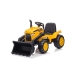 Bērnu elektriskais traktors ar piekabi S617 Yellow