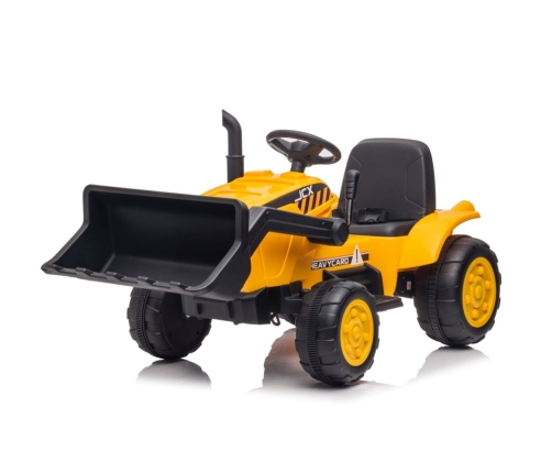 Bērnu elektriskais traktors ar piekabi S617 Yellow