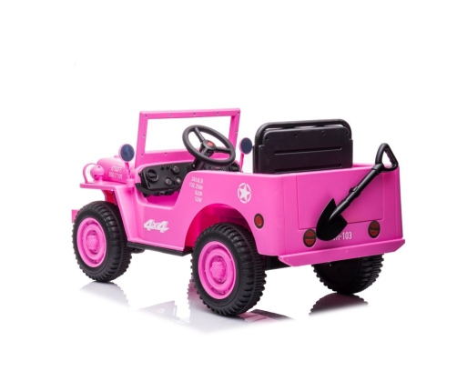Vienvietīgs elektromobilis JH-103 Pink 4x4