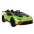 Divvietīgs bērnu elektromobilis Lamborghini STO DRIFT Green