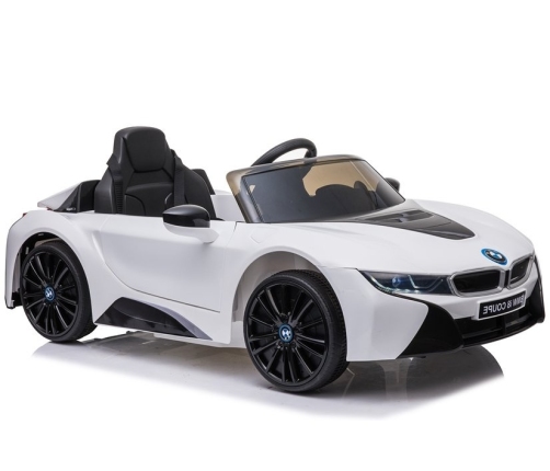 Vienvietīgs elektromobilis BMW i8 Coupe White