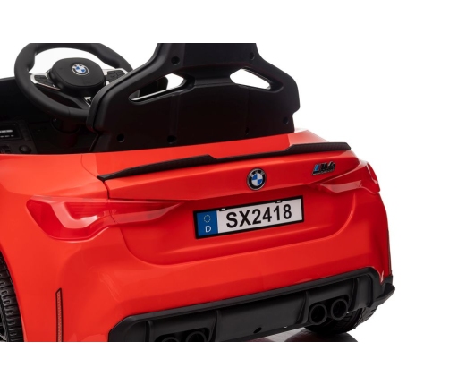 Vienvietīgs elektromobilis BMW M4 Red
