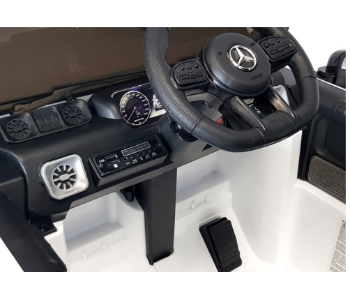 Vienvietīgs elektromobilis Mercedes G63 White