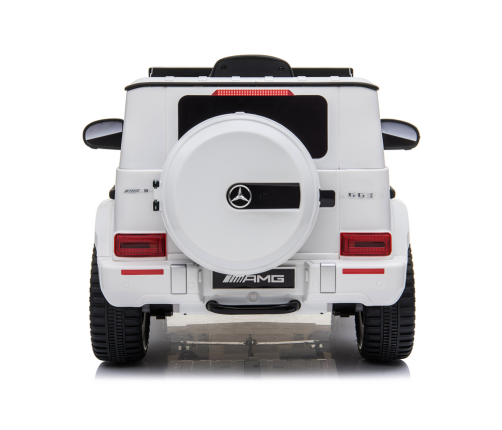 Vienvietīgs elektromobilis Mercedes G63 White