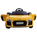 Электрический спортивный автомобиль для детей  Audi R8 Spyder Yellow