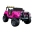 Divvietīgs bērnu elektromobilis Jeep WXE-1688 4x4 Pink