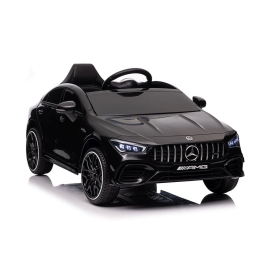 Elektriskā sporta automašīna bērniem Mercedes CLA 45s AMG Black Painted