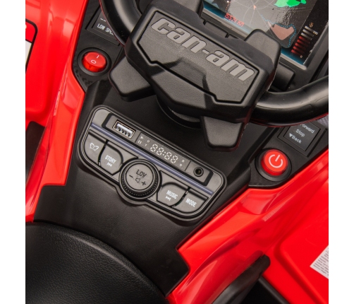 Elektriskais kvadracikls bērniem Can Am Outlander 4x4 DK-CA005 Red