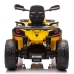 Elektriskais kvadracikls bērniem Can Am Outlander 4x4 DK-CA005 Yellow