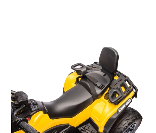 Elektriskais kvadracikls bērniem Can Am Outlander 4x4 DK-CA005 Yellow