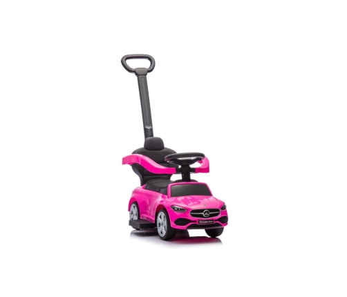 Stumjama mašīna ar rokturi Mercedes 3in1 Pink