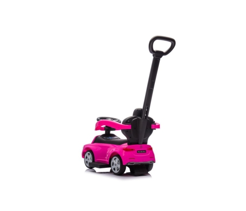 Stumjama mašīna ar rokturi Mercedes 3in1 Pink