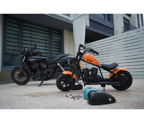 Elektro motocikls Hyper Gogo Cruiser 12 Plus BLACK