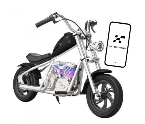 Elektro motocikls Hyper Gogo Cruiser 12 Plus APP BLACK