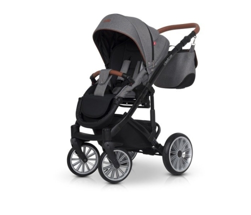 Euro-Cart Delta Anthracite Bērnu rati 2in1
