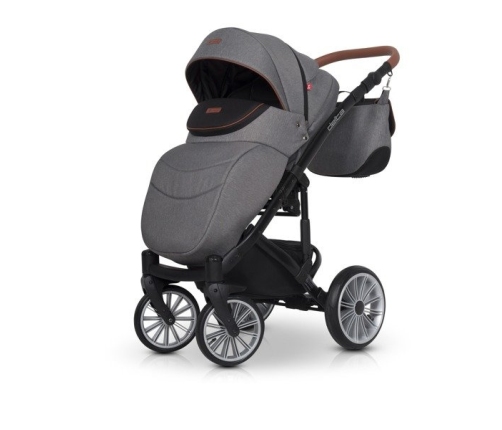 Euro-Cart Delta Anthracite Bērnu rati 2in1