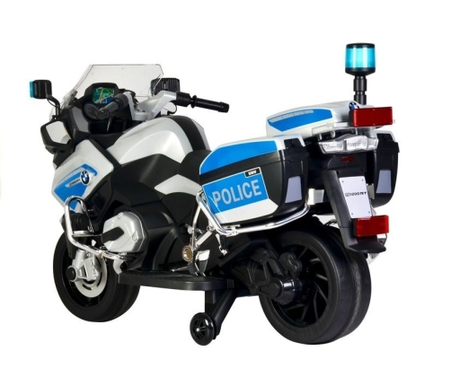 Детский электромотоцикл BMW Police Silver