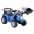 Bērnu elektriskais traktors ar kausu ZP1005 Blue